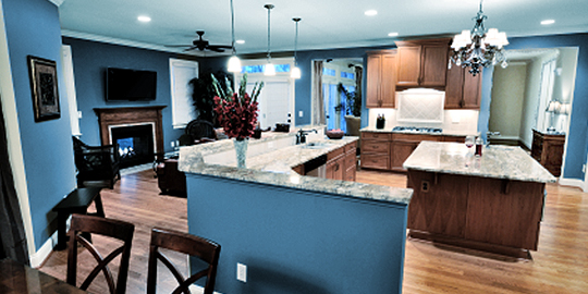 Lichtmanagement Beispiel Wohnküche