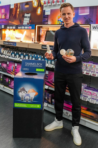 Jochen Breyer "Das Runde muss ins Runde" zur Altlampensammlung im Handel